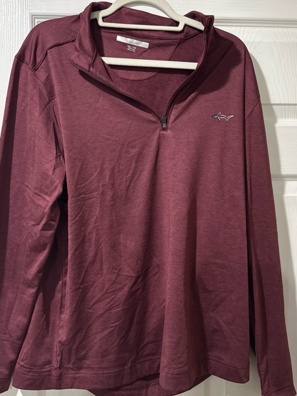 Greg Norman Collection Maroon Half-Zip Turtleneck Pullover